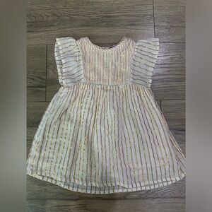 Ro’s Garden girls size 4 metallic gold dress